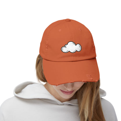 Head in the Clouds Distressed Cap