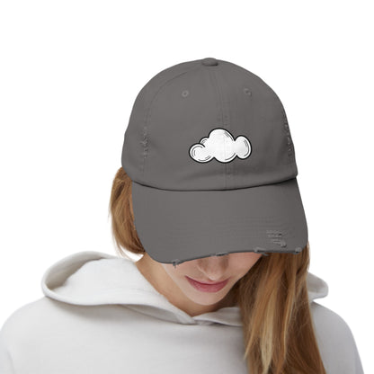 Head in the Clouds Distressed Cap